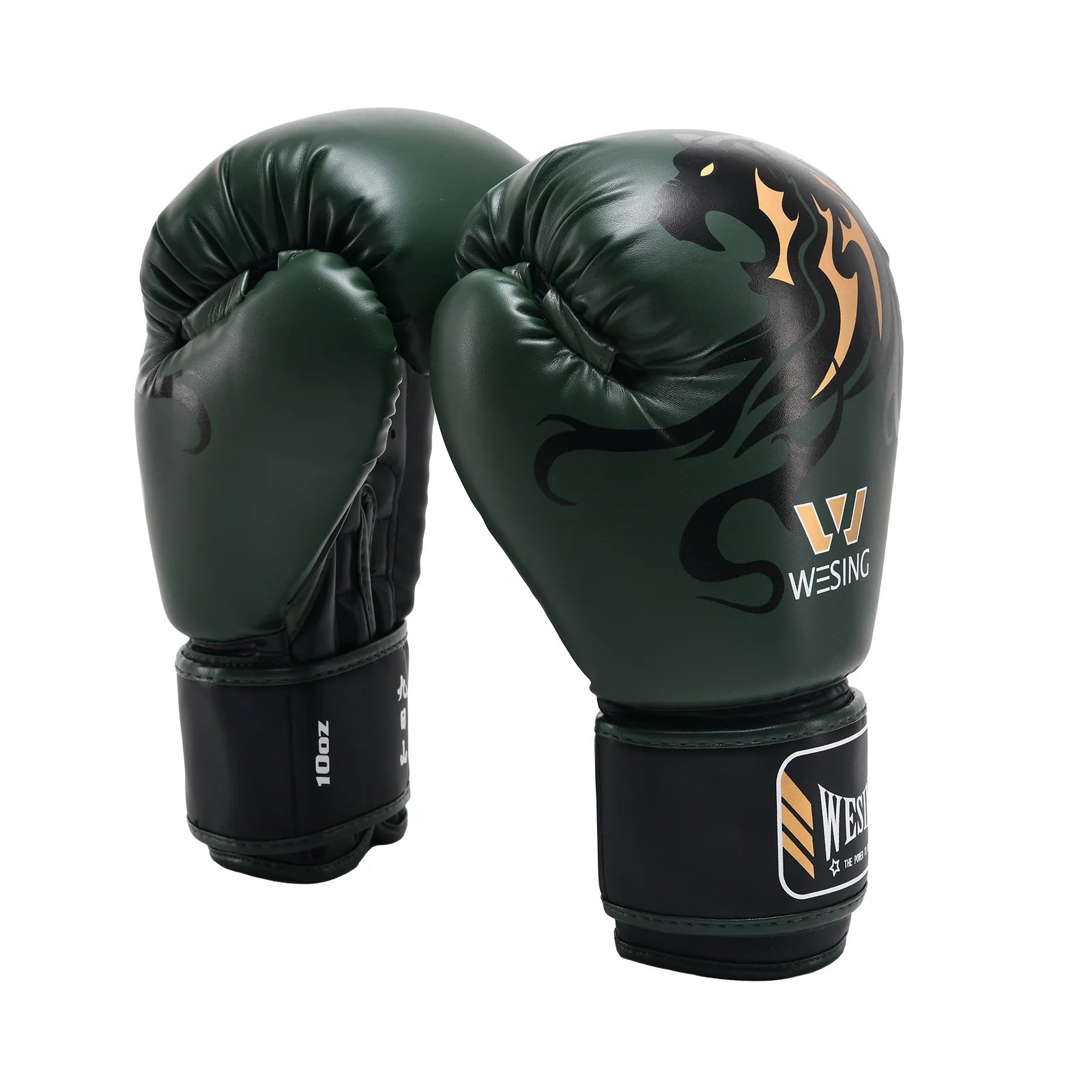 Wesing-Gants d'entraînement de boxe en cuir rose, sac de frappe