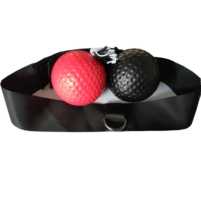 Balle de frappe de vitesse réflexe de boxe, balles en caoutchouc pour l'entraînement de réaction d'agilité avec bandeau, équipements de Fitness, accessoires