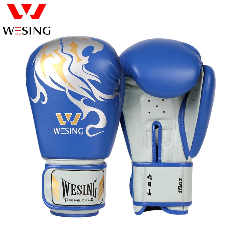 Wesing-Gants d'entraînement de boxe en cuir rose, sac de frappe