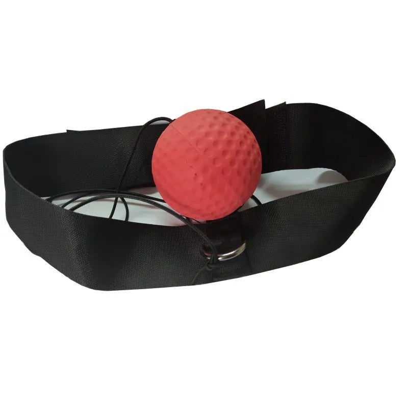 Balle de frappe de vitesse réflexe de boxe, balles en caoutchouc pour l'entraînement de réaction d'agilité avec bandeau, équipements de Fitness, accessoires