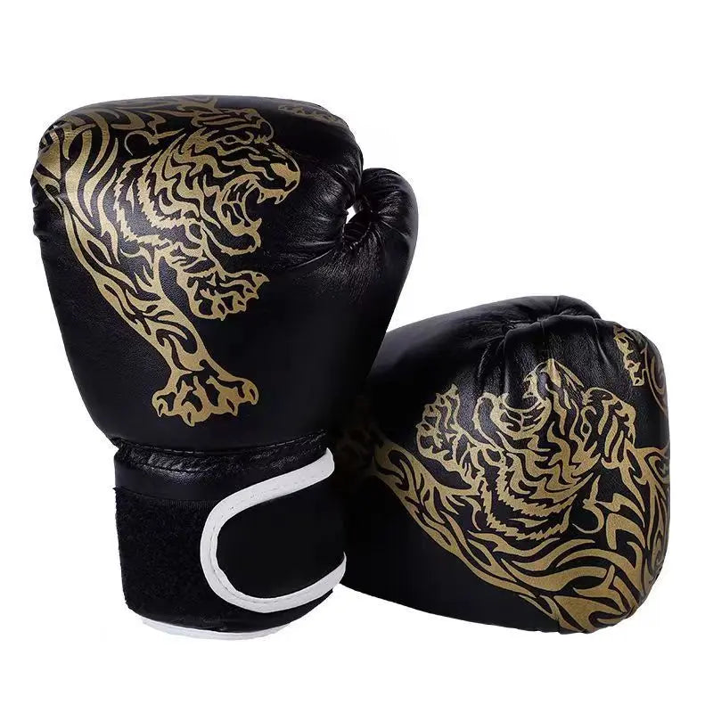 Gants de boxe respirants en cuir PU, gants de combat pour enfants, entraînement de boxe, Kickboxing, pour salle de sport, Sport intérieur et extérieur