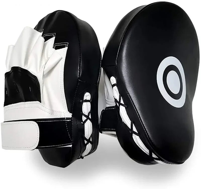 1/2 pièces sac de boxe incurvé équipement de boxe Focus sacs de boxe pour Taekwondo Muay Thai karaté adultes enfants PU entraînement pattes tampons
