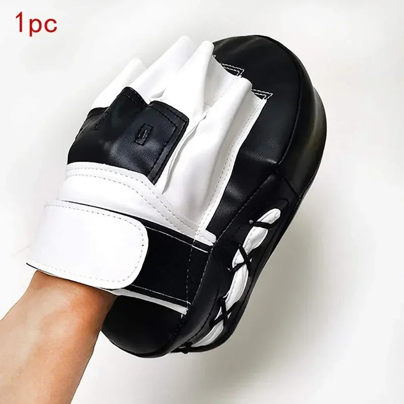 1/2 pièces sac de boxe incurvé équipement de boxe Focus sacs de boxe pour Taekwondo Muay Thai karaté adultes enfants PU entraînement pattes tampons