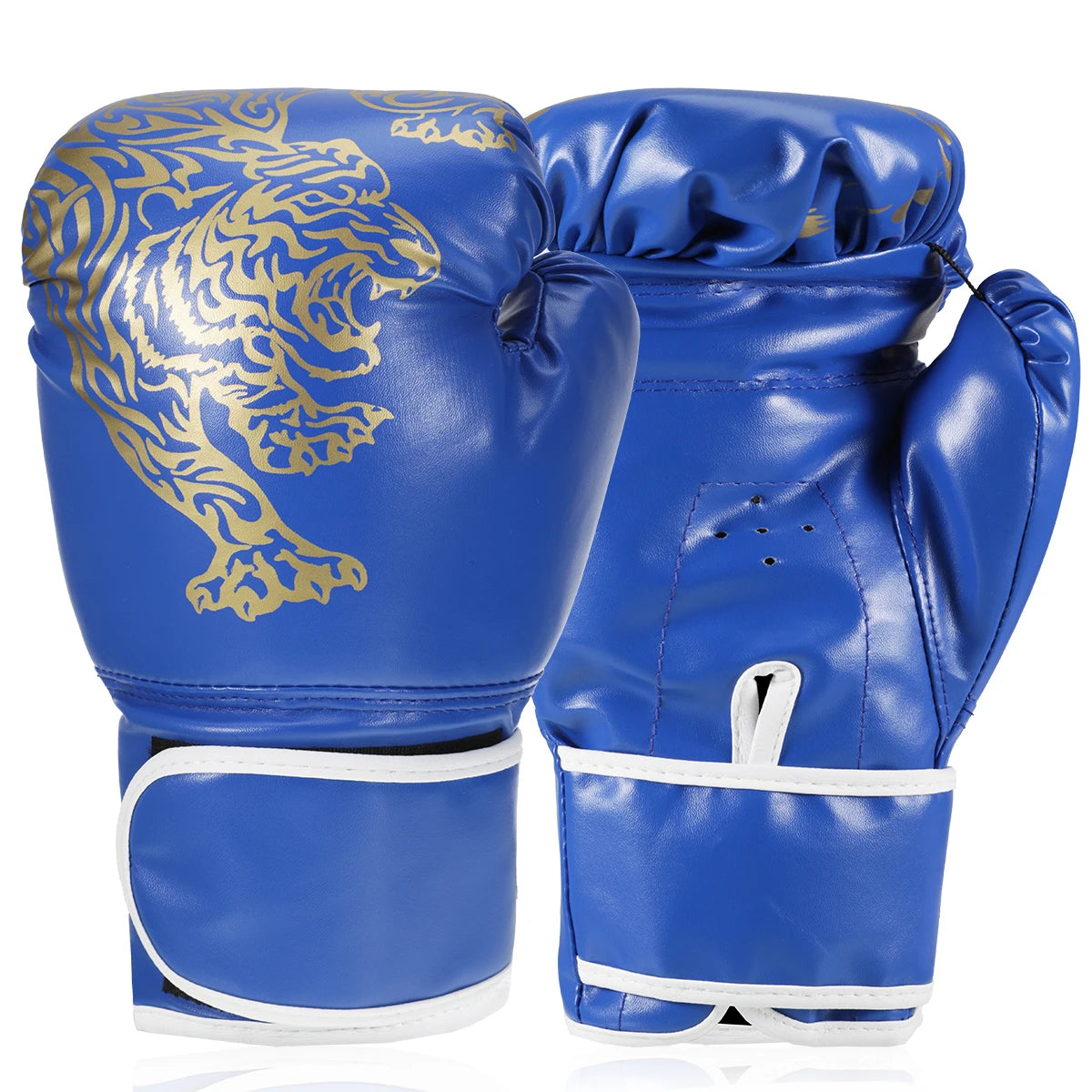 Gants de boxe respirants en cuir PU, gants de combat pour enfants, entraînement de boxe, Kickboxing, pour salle de sport, Sport intérieur et extérieur