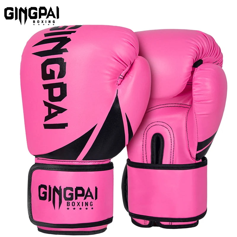 6/8/10/12 oz gants de boxe professionnel adulte boxe Muay Thai gants de combat hommes et femmes formation gants de Combat MMA