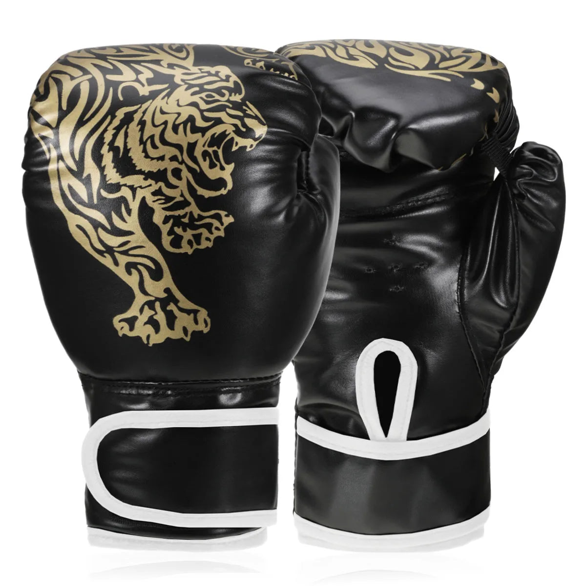Gants de boxe respirants en cuir PU, gants de combat pour enfants, entraînement de boxe, Kickboxing, pour salle de sport, Sport intérieur et extérieur