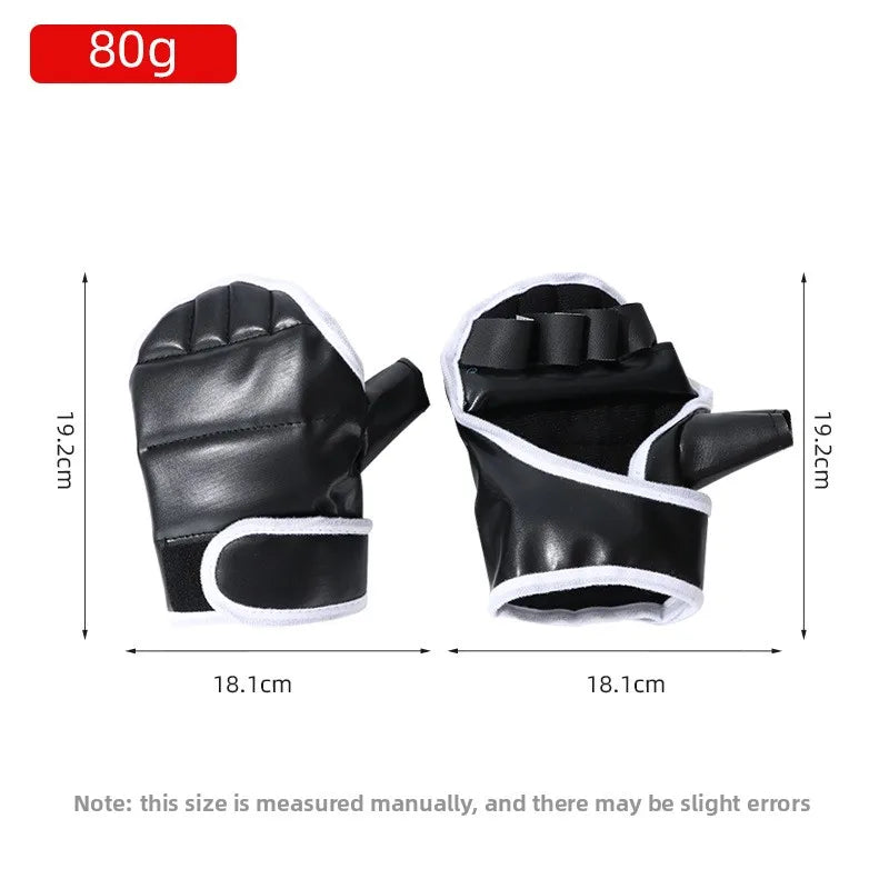 1 paire de gants de boxe pour hommes et femmes, entraînement professionnel Sanda, sac de sable, Muay Thai, gants de combat gratuits pour adultes