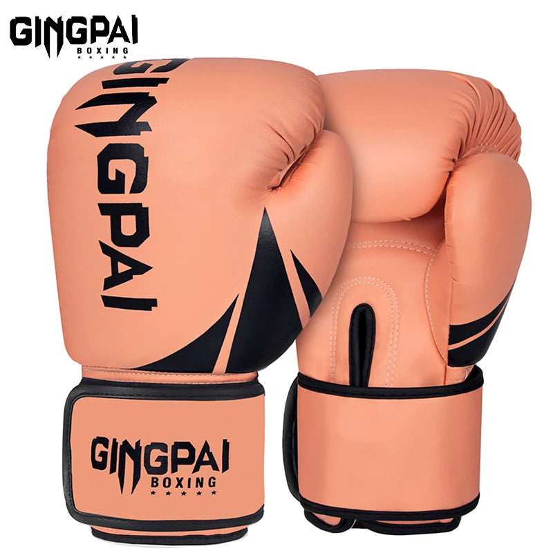 6/8/10/12 oz gants de boxe professionnel adulte boxe Muay Thai gants de combat hommes et femmes formation gants de Combat MMA