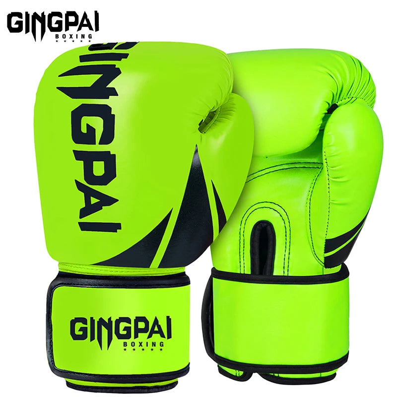 6/8/10/12 oz gants de boxe professionnel adulte boxe Muay Thai gants de combat hommes et femmes formation gants de Combat MMA