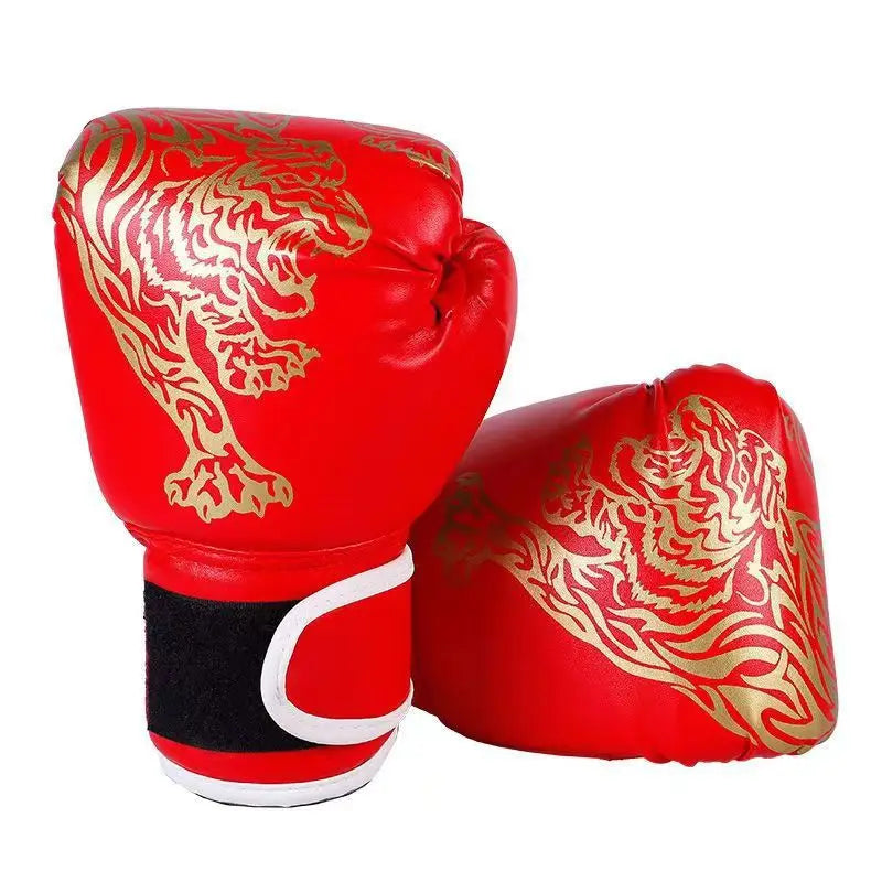 Gants de boxe respirants en cuir PU, gants de combat pour enfants, entraînement de boxe, Kickboxing, pour salle de sport, Sport intérieur et extérieur