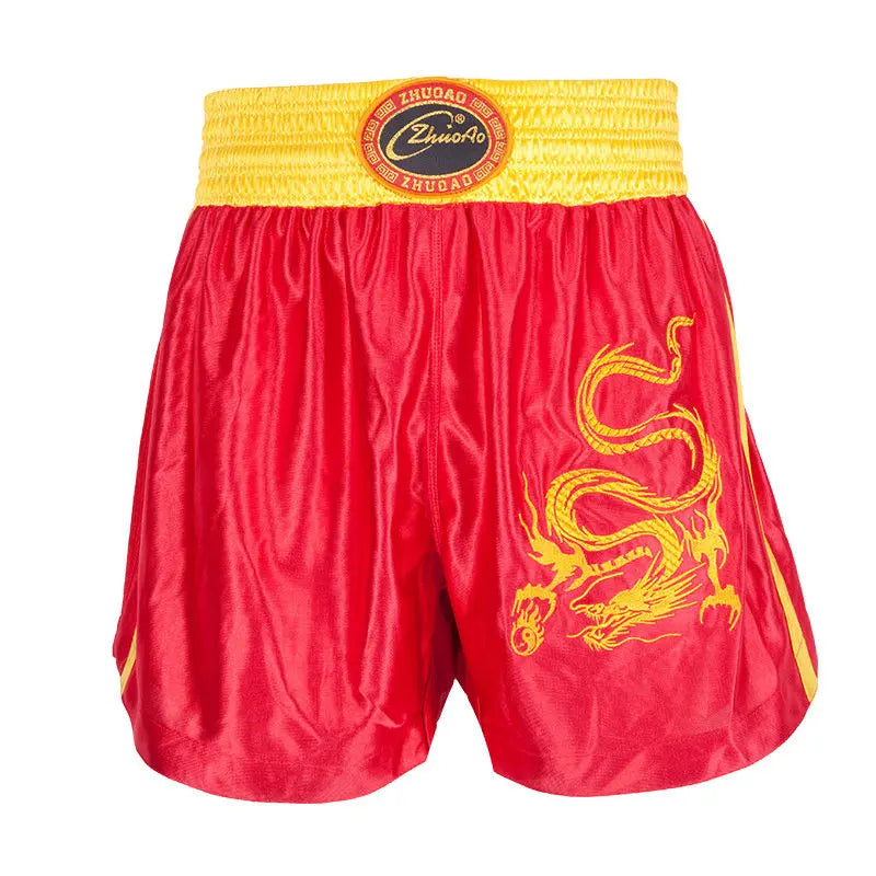 Ensemble de Shorts de boxe pour hommes, femmes et enfants, Muay Thai short t-shirt gilet Sanda BJJ Arts martiaux combat Kickboxing