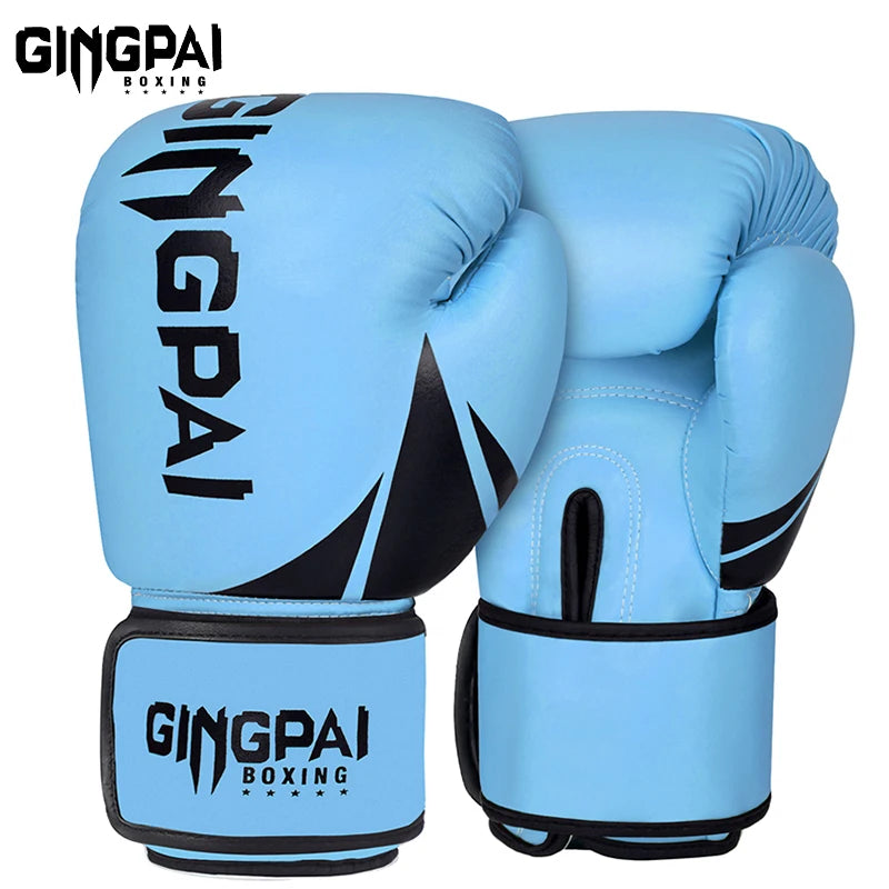 6/8/10/12 oz gants de boxe professionnel adulte boxe Muay Thai gants de combat hommes et femmes formation gants de Combat MMA