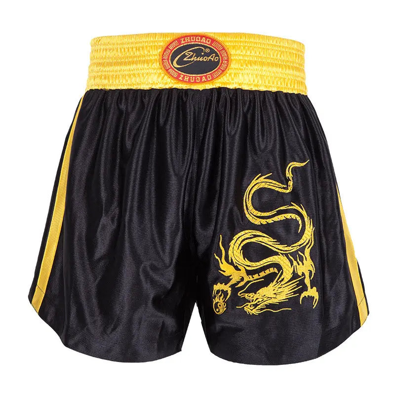 Ensemble de Shorts de boxe pour hommes, femmes et enfants, Muay Thai short t-shirt gilet Sanda BJJ Arts martiaux combat Kickboxing