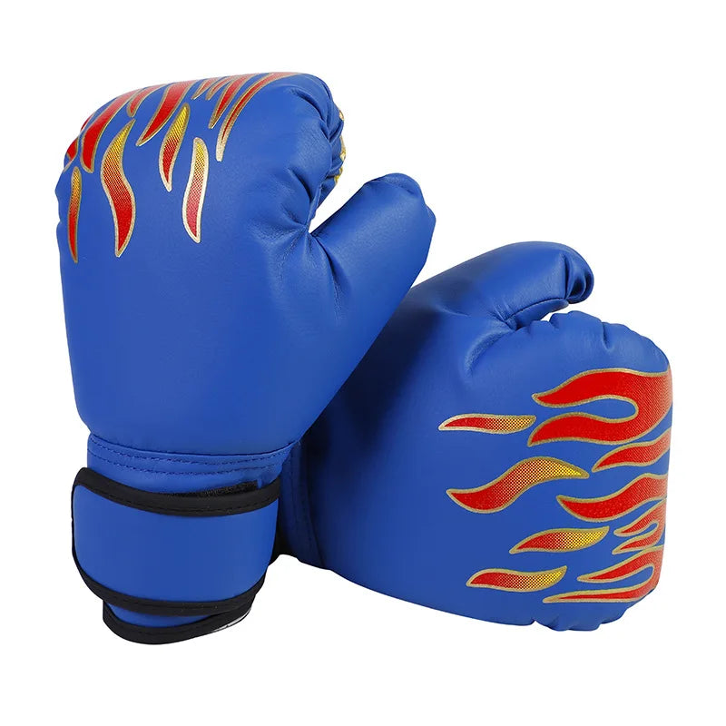 Gants de boxe respirants en cuir PU, gants de combat pour enfants, entraînement de boxe, Kickboxing, pour salle de sport, Sport intérieur et extérieur