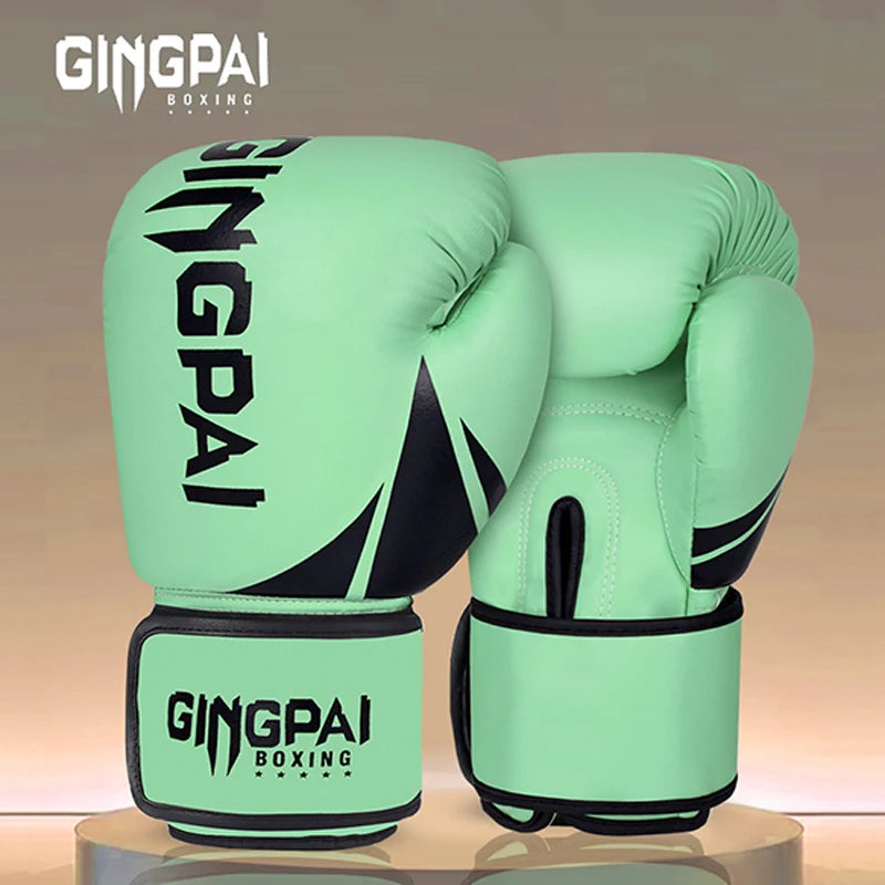 6/8/10/12 oz gants de boxe professionnel adulte boxe Muay Thai gants de combat hommes et femmes formation gants de Combat MMA